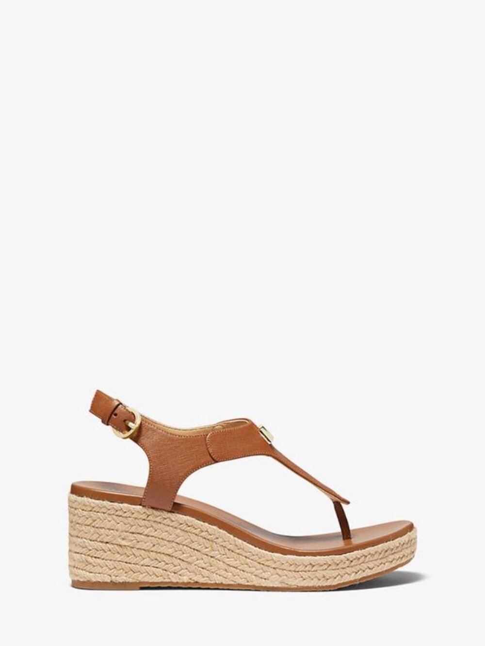 NEW MICHAEL KORS Women’s Laney Thong Wedge Sandal – Size 6 – Brown - Picture 7 of 8